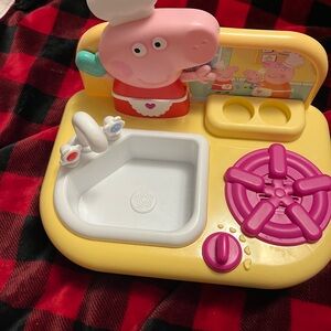 Peppa Pig Yellow and Pink Kitchenette